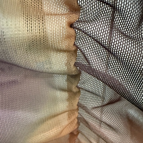 Stradivarius Sheer Ruched Sheer Cardigan - Picture 7 of 11